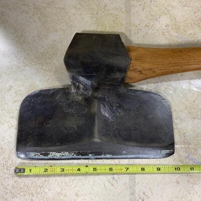 -137- VINTAGE | L&I J White Marked | Broad Axe | Buffalo, NY