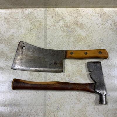 -140- VINTAGE | Sharpcutter Cleaver | Plumb Shingle Axe