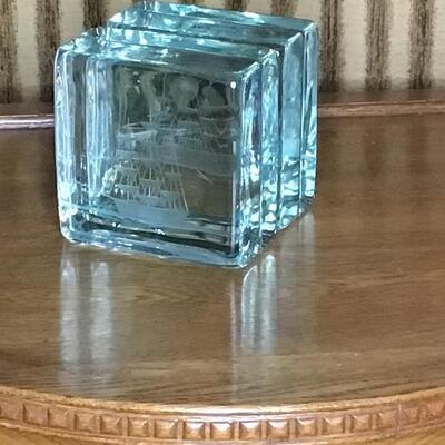 159 - Cut Glass Bookends