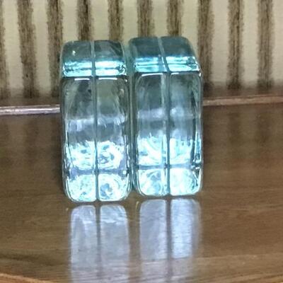 159 - Cut Glass Bookends