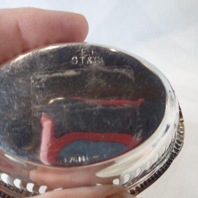 Pair of Silver Plate Nut Dishes