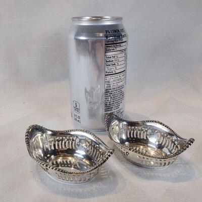 Pair of Silver Plate Nut Dishes