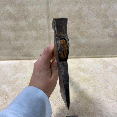 -142- VINTAGE | Craftsman Axe with Sheath | Rooferâ€™s Hatchet