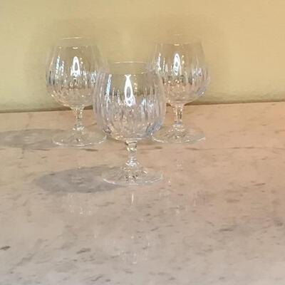 171 - (3) Reed & Barton 5" Crystal Glasses 