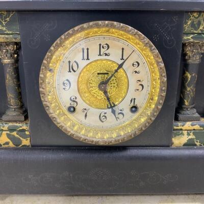 -146- ANTIQUE | Ingraham Mantle Clock