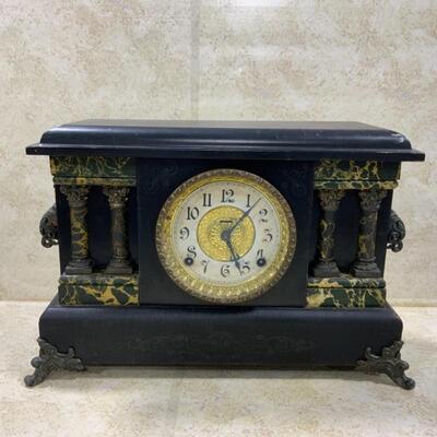 -146- ANTIQUE | Ingraham Mantle Clock