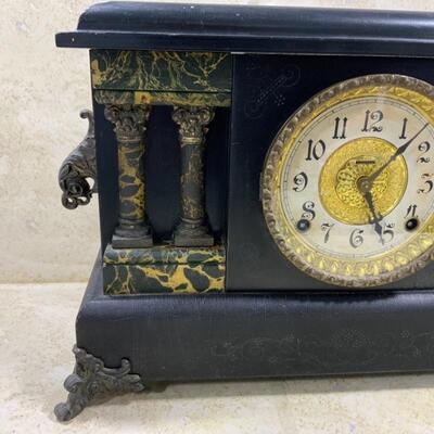 -146- ANTIQUE | Ingraham Mantle Clock