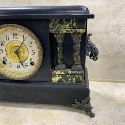 -146- ANTIQUE | Ingraham Mantle Clock