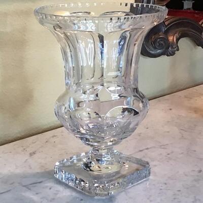 173 - Exquisite William Yeoward Footed Crystal Compote / Vase
