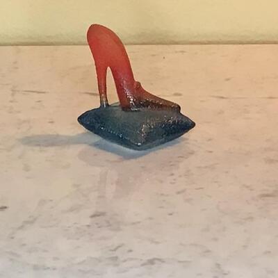 174 - Kosta Bota Catwalk Red & Blue Shoe