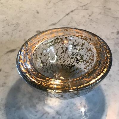 176 - Kosta Bota Gold Flake Glass Bowl