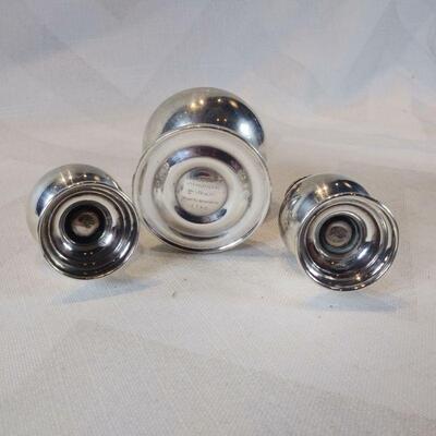 Sterling Silver Sugar, Salt & Pepper Shakers- Group #2