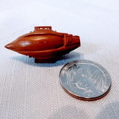Hand Carved Miniature Nut Boat