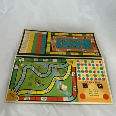 -182- VINTAGE | Game Chest - COMPLETE | 6 Decks Cards | 6 dice