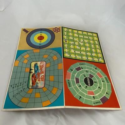 -182- VINTAGE | Game Chest - COMPLETE | 6 Decks Cards | 6 dice