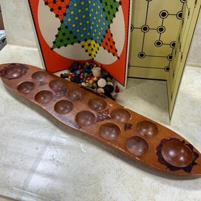 -186- VINTAGE | Game Boards | Pieces | Mancala Board | Jacks