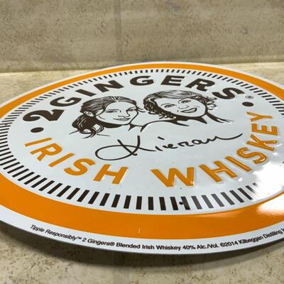 -189- 2 Gingers Irish Whiskey Tin Sign | 17.5â€