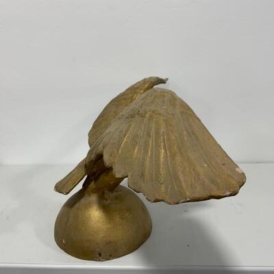 -191- VINTAGE | MASSIVE Paper MachÃ© Eagle in Flight