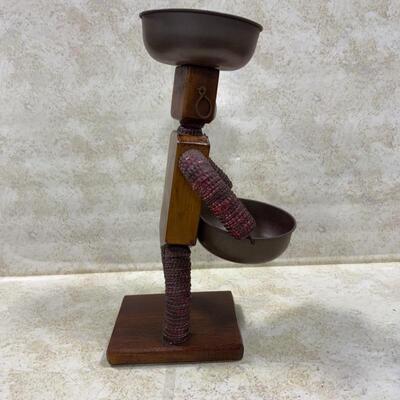 -192- VINTAGE | Folk Art Bottle Cap Man 
