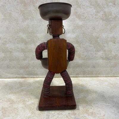 -192- VINTAGE | Folk Art Bottle Cap Man 