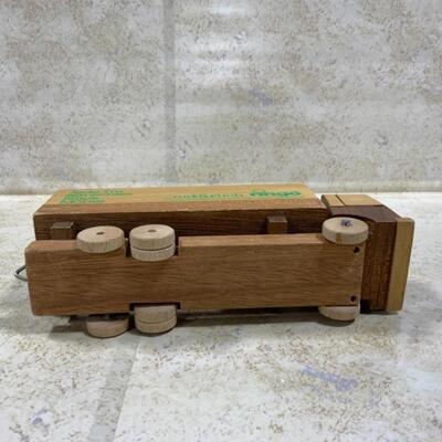 -194- VINTAGE | 3 German Wood Plates | Wooden Truck