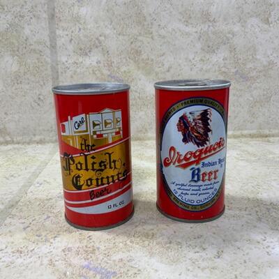 -195- VINTAGE | Beer Cans | Iroquois | Polish Counts