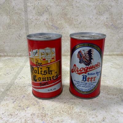 -195- VINTAGE | Beer Cans | Iroquois | Polish Counts
