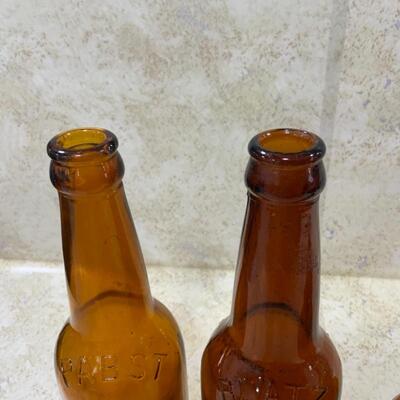 -197- VINTAGE | Five Beer Bottles | Pabst | Blatz 