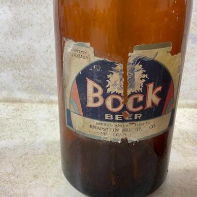 -203- VINTAGE | Bock Beer Bail-Top Glass Bottle | Heileman Beer Bottle