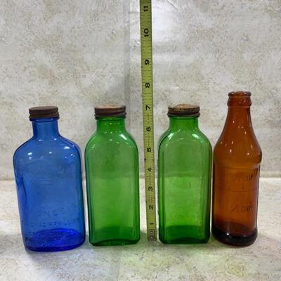 -212- VINTAGE | Medicine Bottle Lot | Milk of Magnesia | Pfunder