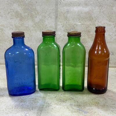 -212- VINTAGE | Medicine Bottle Lot | Milk of Magnesia | Pfunder