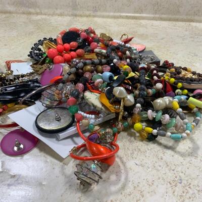 -213- Delightful Mystery Costume Jewelry Lot