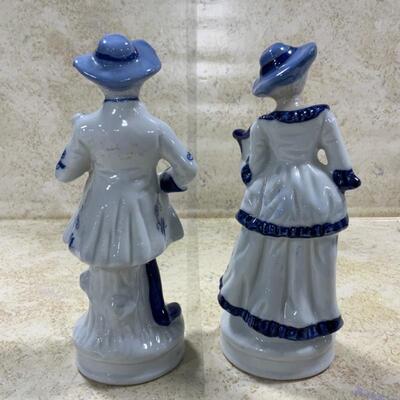 -214- Porcelain Figures | Bisque Cherubs Covered Dish