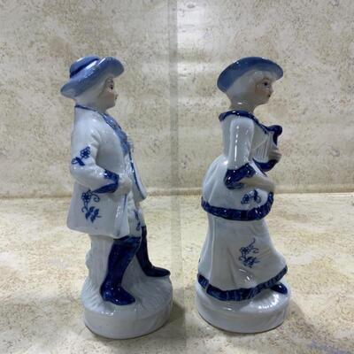 -214- Porcelain Figures | Bisque Cherubs Covered Dish