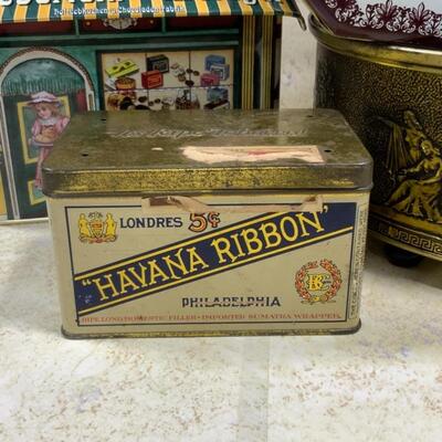 -215- Five Tins | German | Fruit Cake | Cigars