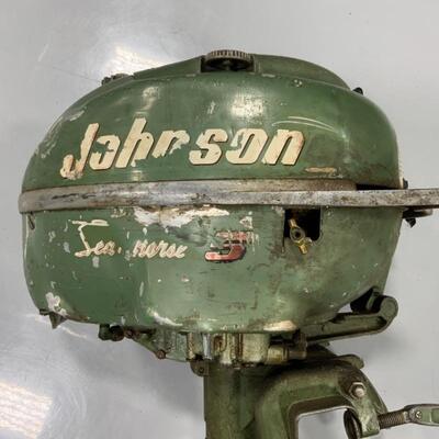 -218- VINTAGE | 1950s Johnson Seahorse 5HP Outboard Motor