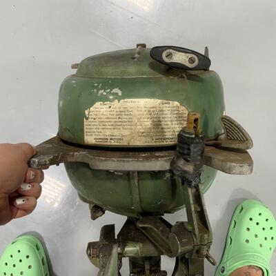 -218- VINTAGE | 1950s Johnson Seahorse 5HP Outboard Motor