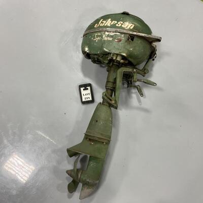 -218- VINTAGE | 1950s Johnson Seahorse 5HP Outboard Motor