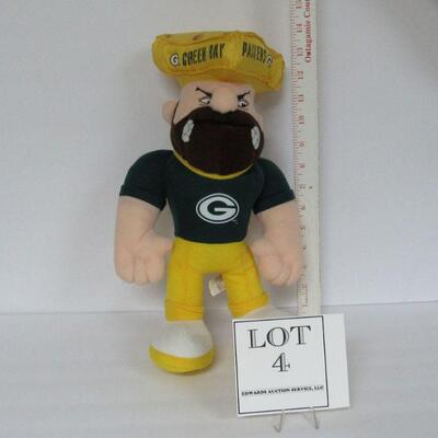 GB Packers Plush Cheesehead Doll - 1990s