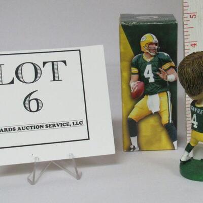 Small Brett Favre Bobble Head Doll in Original Box