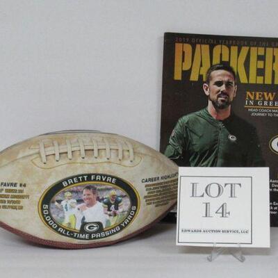 GB Packers Collectible Football, Packers Magazine