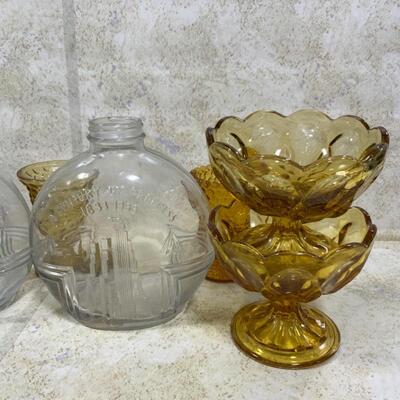 -223- LARGE LOT Amber Glass | Century of Progress Bottles