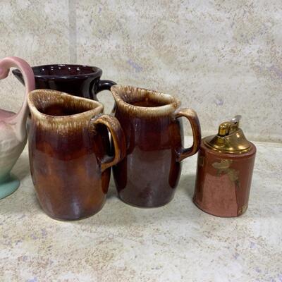 -224- LARGE LOT Small Pitchers | Hull Dripware