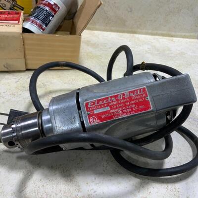 -230- VINTAGE | Power Tool Lot | Milwaukee Angle Drive | Electr-O-Drill