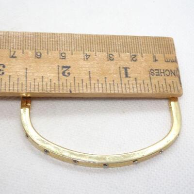 Gold Tone Rhinestone Bracelet 