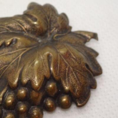 Faux Bronze Grape Fruit Pin 