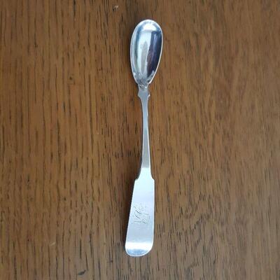 Antique Coin Silver Demi-Spoon