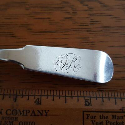 Antique Coin Silver Demi-Spoon