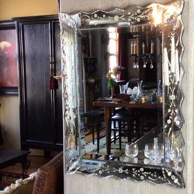 227 - Fabulous Venetian Wall Mirror