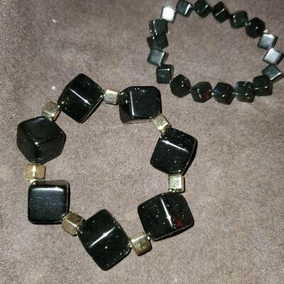 Black bracelets 
